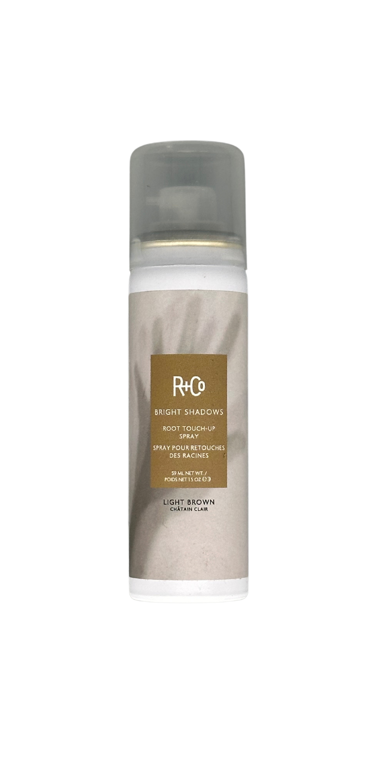 R+Co BRIGHT SHADOWS Root Touch-Up Spray - LIGHT BROWN - 1.5 oz (59 ml)