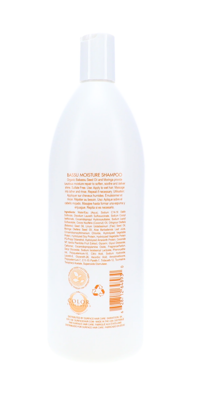 Surface Bassu Hydrating Moisture Shampoo 33.8oz/1000ml