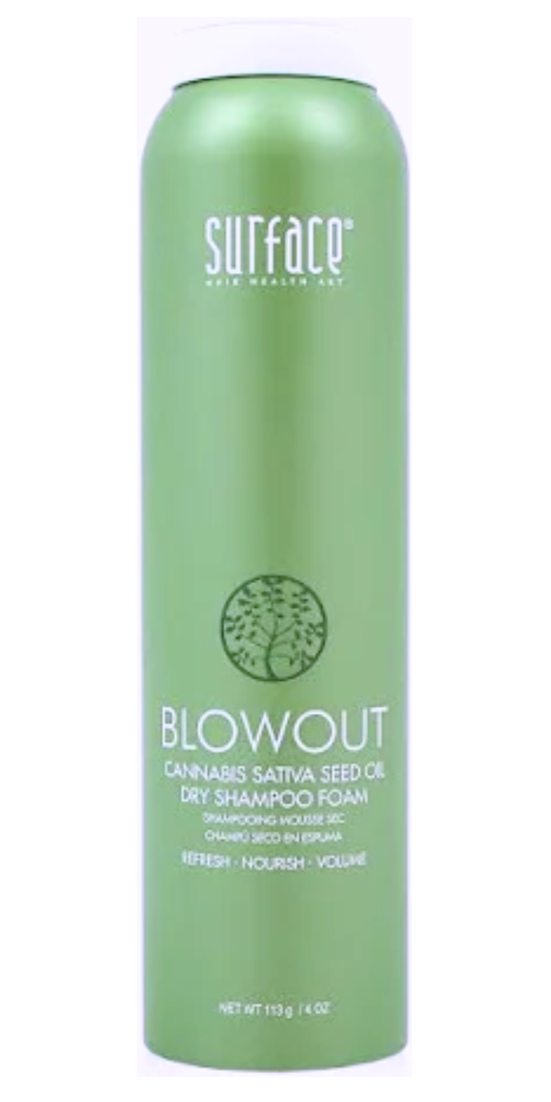 Surface Blow Out Dry Shampoo Foam 4oz